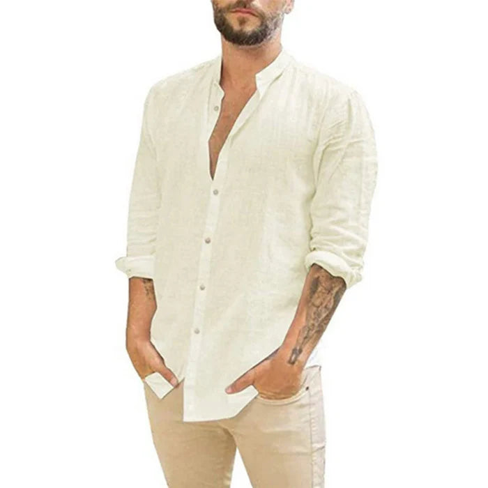 Trancoso Men's Linen Shirt